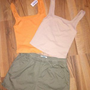 Shorts and tank tops